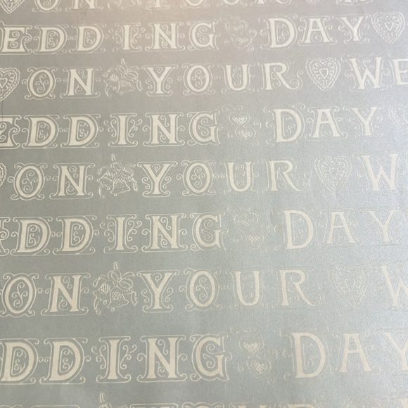 Vintage Gift Wrap : Wedding Themed - Picture 3 of 11
